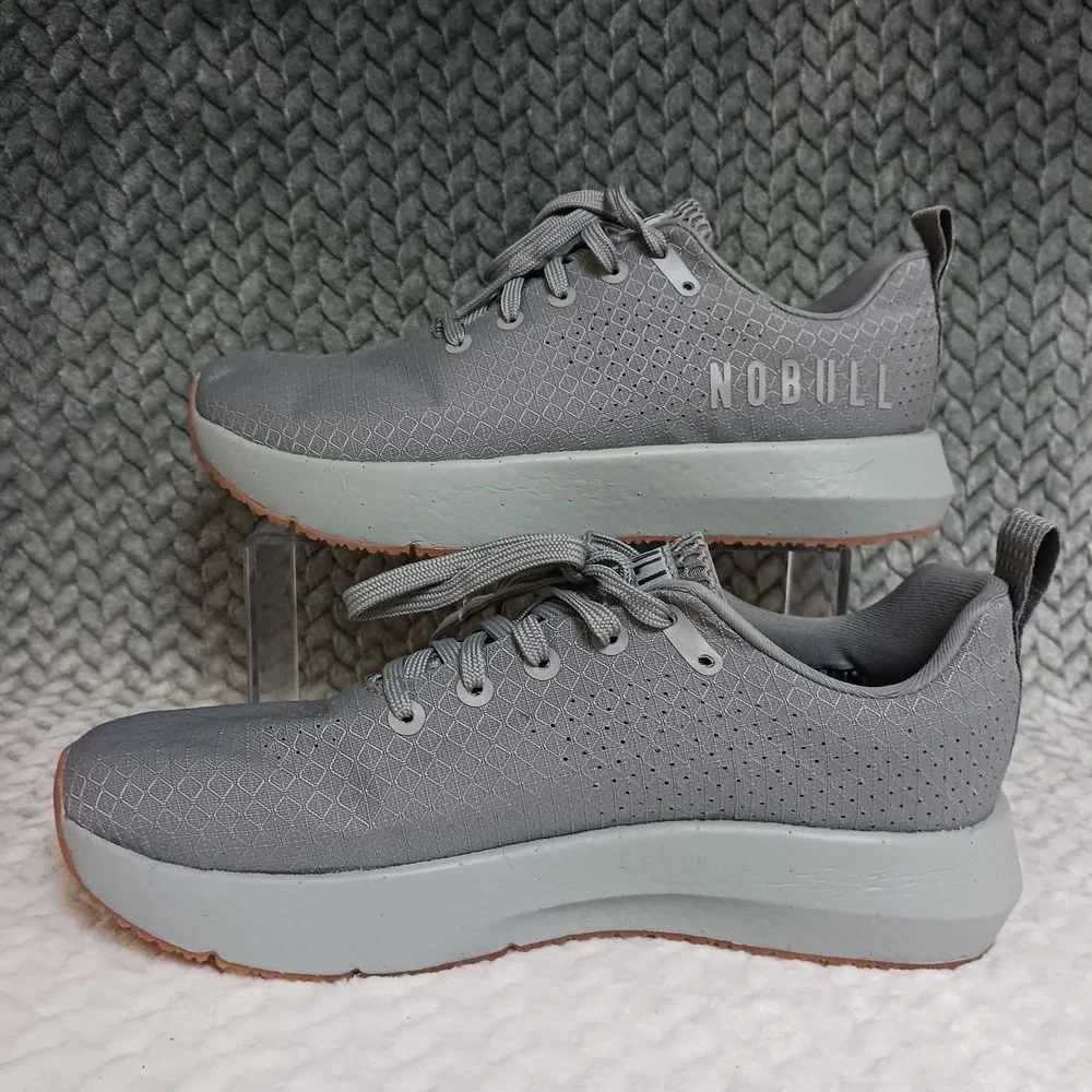 Nobull Drive 2 Ripstop Men's Training Athletic Running Shoes Gray Gum Size 8